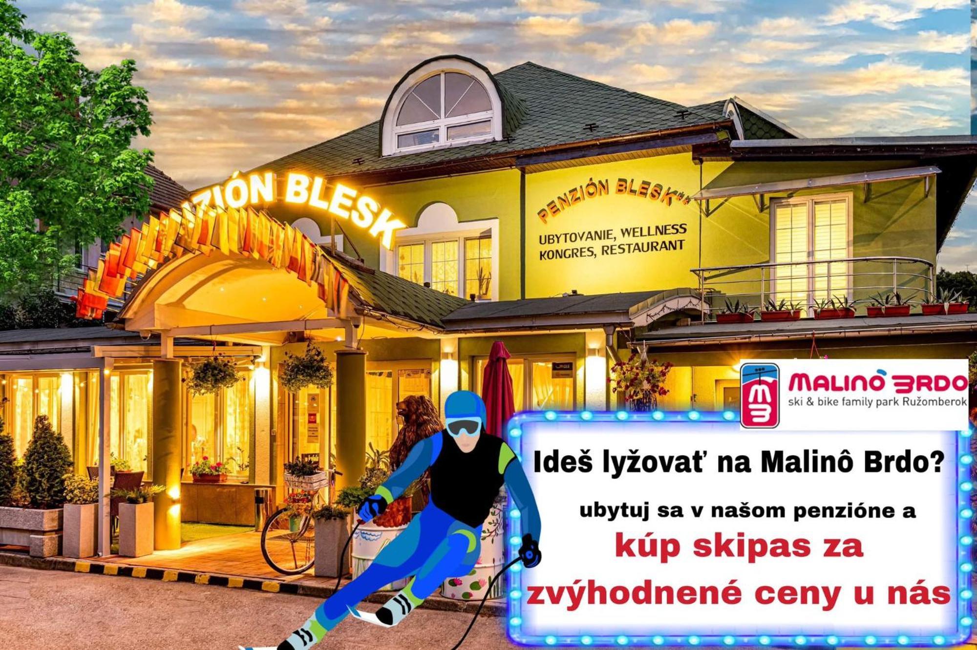 Penzion Blesk Ruzomberok Eksteriør billede